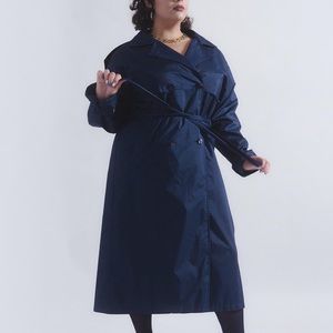 Vintage 80s Navy Blue Worthington Trenchcoat